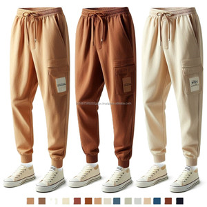 Pantalon de jogging en coton pour femmes sur mesure Streetwear élastique à séchage rapide Style confort taille moyenne pantalon de survêtement cargo plat en gros - Product Image 6