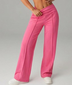 Cross-Border High Elastic Waist Solid Breathable Four-Way Stretch Outdoor Running Sports Straight Slim Trousers - Product Image 6