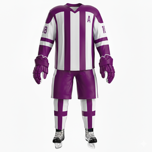 Maillot de hockey sur glace de haute qualité unisexe - Product Image 5