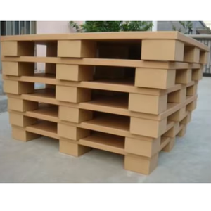 กล่องเก็บของแบบลูกฟูกสองชั้น รับน้ำหนักได้ 500 กก. พร้อมปลอกพาเลทแบบใช้ซ้ำได้ สำหรับการขนส่งสินค้า - Product Image 1