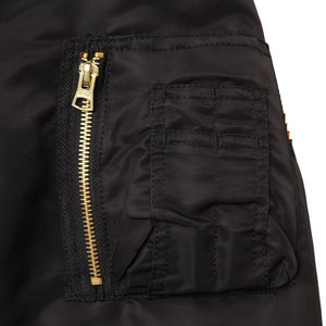 เสื้อแจ็คเก็ตบอมเบอร์ผ้าแคนวาสคุณภาพสูงสำหรับผู้ชาย พร้อมโลโก้พิมพ์ลายด้านหน้า แบรนด์ส่วนตัว เสื้อกันหนาวสำหรับฤดูหนาว รับผลิตแบบ OEM ปรับแต่งได้ - Product Image 3