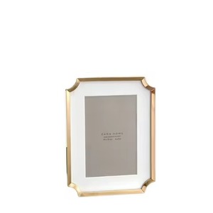 Exclusive Living Accent Metal Glass Photo <b>Frame</b> Elegant <b>Picture</b> Display Interior Decor - Product Image 1