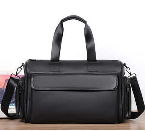 Sac bandoulière messager en cuir véritable NESTA SPORTS 100 %, grande capacité, décontracté, pour voyage, avec décoration nœud et lettres - Product Image 3