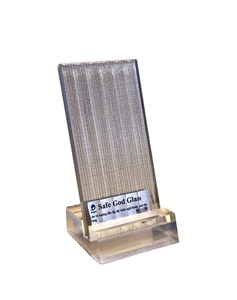 Wholesale Ribbed Fluted Pattern Tempered Glass for Wall <b>Panels</b> Shower Staircase Living Room Greenhouse Industrial Entry - Product Image 1