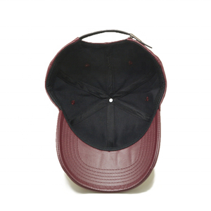 OEM Custom Classic <b>Plain</b> PU <b>Baseball</b> <b>Cap</b> Fashion Blank Logo Leather <b>Cap</b> Sport Hat for Men and Women - Product Image 3