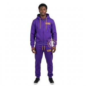 Sudadera con Capucha Personalizada 100% Algodón, con Cierre, Forro Polar, Bordada, Sólida, Transpirable, de Secado Rápido, para Invierno, Corte Regular, para Fraternidades Griegas, para Hombre - Product Image 1