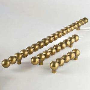 Hot Sale Solid Antique Brass Cabinet Handle Furniture Handles Drawer Knobs Cupboard <b>Pulls</b> - Product Image 1