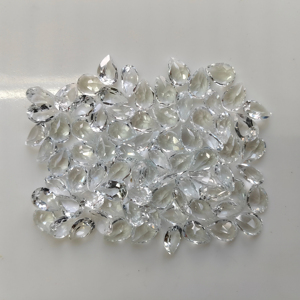 Topacio Blanco Natural 10x7MM Corte Pera, Calidad Superior, Calibrado, Gema Suelta para Joyería de Diseño - Product Image 2