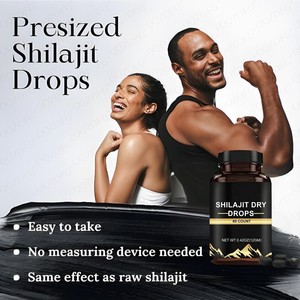 Comprimés de Shilajit de Qualité Export OEM 500mg, Shilajit Bio de l'Himalaya en Gouttes Sèches, Riche en Acide Fulvique pour l'Énergie et le Soutien de l'Endurance - Product Image 5