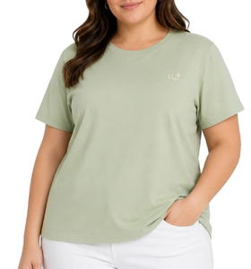 Vestido Camisero Personalizado para Mujer, Talla Grande, con Mangas Acampanadas, Cuello Redondo, Holgado, Manga Corta, Directo de Fábrica, Exportación BD, OEM - Product Image 2