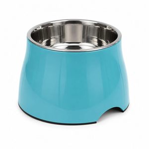 Bol pour chien et chat Happy Face 250 ml, bol pour animaux de compagnie en acier inoxydable avec bol intérieur amovible, sans BPA, bol d'alimentation de qualité alimentaire, mignon - Product Image 4