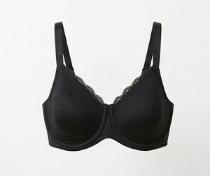 <span class=keywords><strong>Reggiseno</strong></span> nero da donna <span class=keywords><strong>senza</strong></span> imbottitura – Supporto morbido e confortevole per tutti i giorni, design <span class=keywords><strong>senza</strong></span> ferretti, tessuto traspirante, spalline regolabili - Product Image 1