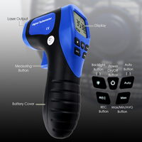 Sensor Analizador y Velocímetro Digital de Alta Calidad para Medir la Velocidad de Rotación sin Contacto para Bicicleta, Motocicleta y Coche