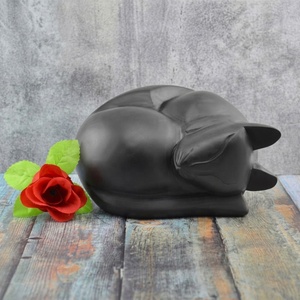 Wooden Pet Cremation Urns Sleeping Cat American Style Ashes New Wholesale Burial Wooden Pet Cremation Urn By Falah International - Product Image 4