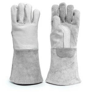 Guantes de Cuero Reforzado con Grano de Piel de Vacuno para Trabajo Pesado, Soldadura TIG, Protección Industrial para Manos, Algodón Ignífugo - Product Image 5