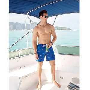 Embroidery Men's <b>Lounge</b> Wear Comfortable Soft Fabric Men's Training Gym Workout Shorts Elastic Waist Drawstring Pockets - Product Image 6