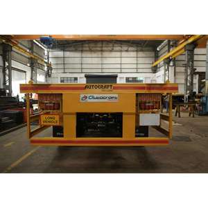 รถพ่วงบรรทุกหนักแบบแบน 40 ฟุต 3 เพลา 54 คอมโบ สำหรับงานพาณิชย์ ขนส่งสินค้า โลจิสติกส์ รับน้ำหนักได้สูง ทนทาน รถพ่วงแบบกำหนดเอง - Product Image 2