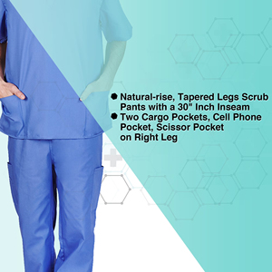 Ensemble de tenues d'infirmières 2025 à séchage rapide et confortables pour femmes, collection TOOTH, en tissu tissé, pour hôpitaux dentaires - Product Image 3