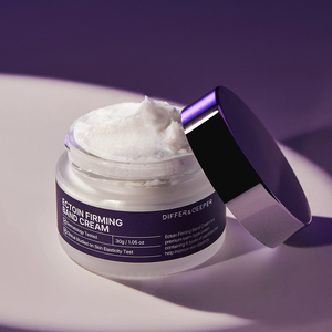 Crema Reafirmante Nutritiva con Ectoína Differ&Deeper, Textura de Gasa, Efecto Lifting y Elasticidad, en Envase de Botella y Caja - Product Image 3