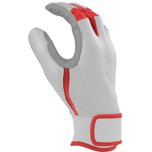 Gants de frappe de baseball professionnels haute performance à manchette courte en cuir véritable pour l'entraînement et la pratique sportive, vente en gros OEM - Product Image 5