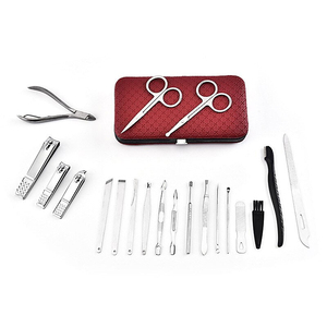 New Professional Manufacture 100% High Quality Stainless Steel Women <b>Nail</b> Care Pedicure & Manicure <b>Kit</b> in a Low Prices - Product Image 6
