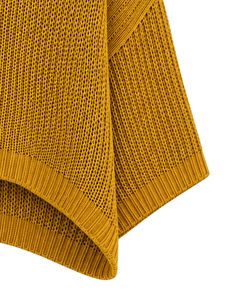 Suéter corto de punto holgado personalizado por el fabricante, estilo mostaza, para mujer, jersey de punto calado, informal, de manga ancha, top de moda. - Product Image 6