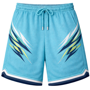 Men’s Trendy <b>Mesh</b> Sports Shorts Summer Gym Workout Running Fitness Quick Dry Casual Loose Fit Elastic Waist <b>Pants</b> - Product Image 1