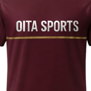 Men <b>Maroon</b> Hockey Sports Tee Polyester Athletic Shirt Training Wear Team Uniform Outdoor Match Apparel Casual Sports Clothing - Product Image 4