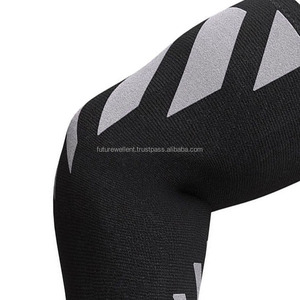 Mangas de brazo para juegos Mangas de brazo deportivas suaves elásticas para jóvenes y adultos Compresión de la mejor calidad Blanco Unisex Impreso Tamaños personalizados - Product Image 3