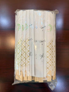 Palillos con Logotipo Personalizado, Palillos de Madera Tradicionales Reutilizables de Alta Calidad Hechos de Madera Natural para Catering - Product Image 4