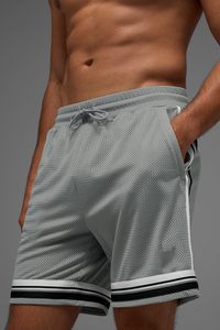 Shorts de sport surdimensionnés pour hommes avec logo personnalisé, shorts de course et de plage - Product Image 5