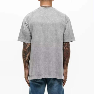 เสื้อยืดแขนยาวถักสองชั้นสำหรับผู้ชายแบบสั่งทำจากผู้ผลิต OEM ผ้าฝ้าย 100% สีพื้น สไตล์ลำลอง ฟิตเนส ทรงปกติ - Product Image 2