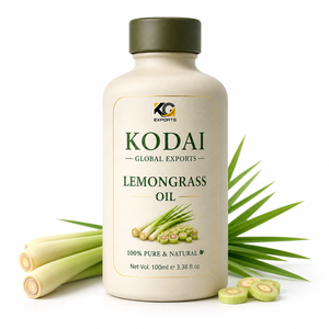 Aceite Esencial de Limoncillo de Tamil Nadu 100% Puro y Natural de Primera Calidad, Destilado al Vapor, para Aromaterapia y Cuidado Facial, Kodai Global Export - Product Image 1