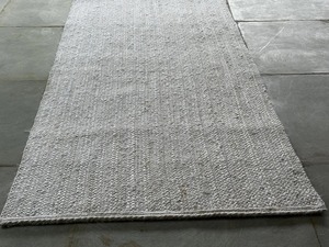 Tapis moderne en jute à tissage plat, couleur unie, rectangulaire, antidérapant, à poils courts, pour la maison et les couloirs - Product Image 2