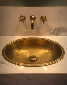 Premium Brass Wash <b>Basin</b> Handmade Bathroom Vanity Sink Elegant Luxury Home Decor Durable Artisan Craftsmanship Design - Product Image 1