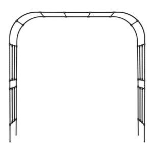 Pérgola de Metal Resistente para Jardín, 94.5 x 98.5 x 15.8 (D), Fácil de Montar, para Patio, Césped, Decoración de Bodas y Fiestas - Product Image 1