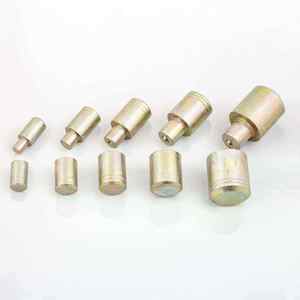 Polished Steel Contemporary 180 Degrees Opening Adjustable 1 mm Thickness 30mm OD <b>Barrel</b> <b>Hinges</b> Pair 5 Inch Door Hardware - Product Image 4