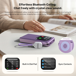 Banco de Energía Inteligente de 10000 mAh con Altavoz Bluetooth, Reloj Despertador, Calculadora, Localizador de Teléfono, Cargador Portátil Multifuncional - Product Image 6