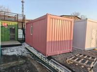 Maison conteneur commerciale démontable à prix abordable |   Bâtiment préfabriqué en module plat |   Bureau modulaire facile à assembler à vendre