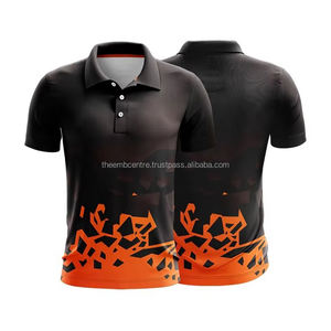 Polos sublimados OEM de poliéster de secado rápido, diseño personalizado para equipos deportivos, eventos, uniformes del personal, suministro a granel - Product Image 2