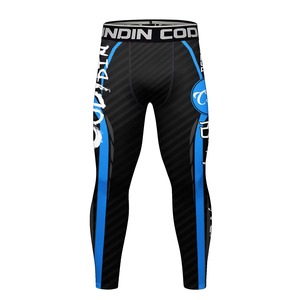 Fabricant professionnel de leggings de sport pour hommes, pantalons de compression, vêtements de sport ajustés, séchage rapide, tricotés, sans coutures, longueur intégrale - Product Image 3