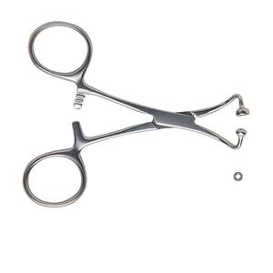 Pinza para toallas Backhaus de 13 cm, instrumento quirúrgico de acero inoxidable con articulación de bola y encaje para una fijación segura de la pañoles quirúrgicos - Product Image 5