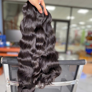 Extensiones de Cabello Ondulado a Máquina, Doble Trama, Pedido al por Mayor, Estilo Ondulado Natural - Product Image 4