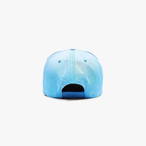 Light Blue Cotton Baseball Cap 6-Panel Fitted Pearl Decoration Casual Hat Spring Summer Adult Unisex - Product Image 4