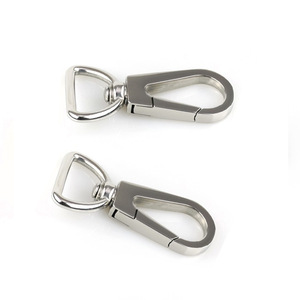 Mousquetons pivotants en acier inoxydable haut de gamme fabrication porte-clés épais connecter fermoir bagages collier pour animaux de compagnie rotation support crochet - Product Image 4
