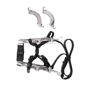 Spéculum dentaire équin réutilisable Gervet, style McPherson, en acier inoxydable, ensemble d'ouvre-bouche pour chevaux, sangles réglables, vétérinaire - Product Image 3