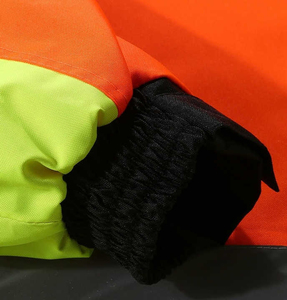 Reflective Hooded Canvas Winter <b>Jacket</b> High Visibility Water Resistant Night Vision Safety Waterproof Construction <b>Worker</b> Men's - Product Image 5
