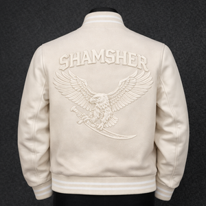 Veste de sport Shamsher en laine brodée de qualité supérieure pour homme, style streetwear, avec boutons recouverts, prix abordable, très vendue - Product Image 3