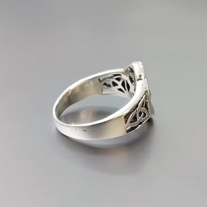 Anillo de Plata 925 con Diseño Único de Nudo Vikingo, Pulido, Antideslustre y Cómodo de Usar - Product Image 3