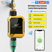 Temporizador de Riego para Jardín WiFi YAGO, Controlador Inteligente de Manguera de Agua con Control Remoto por Aplicación Tuya, Sensor de Lluvia, Sistema de Riego Automático